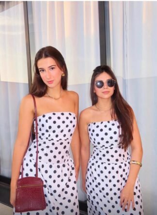 Vestido em Crepe Midi