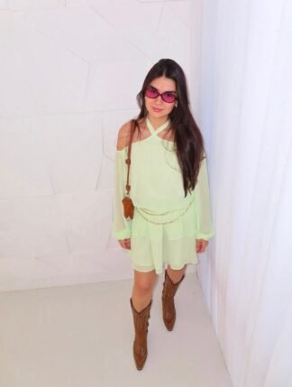 Vestido em Chifon